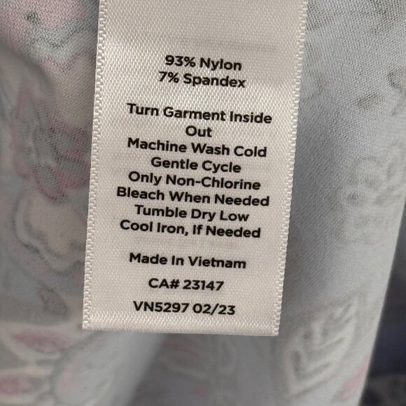 Talbots Effortless Jersey knit Tie Waist Midi Dress Seaside Paisley size large - Picture 3 of 13